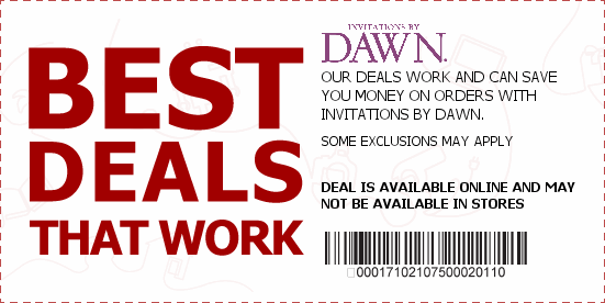 Invitations By Dawn Coupon