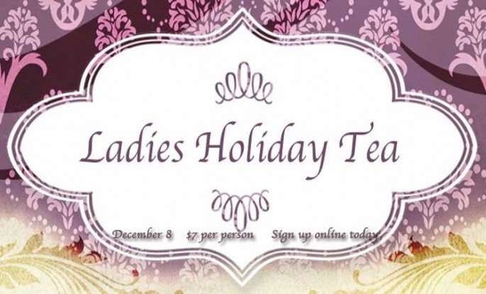 Ladies Tea Invitations Sample