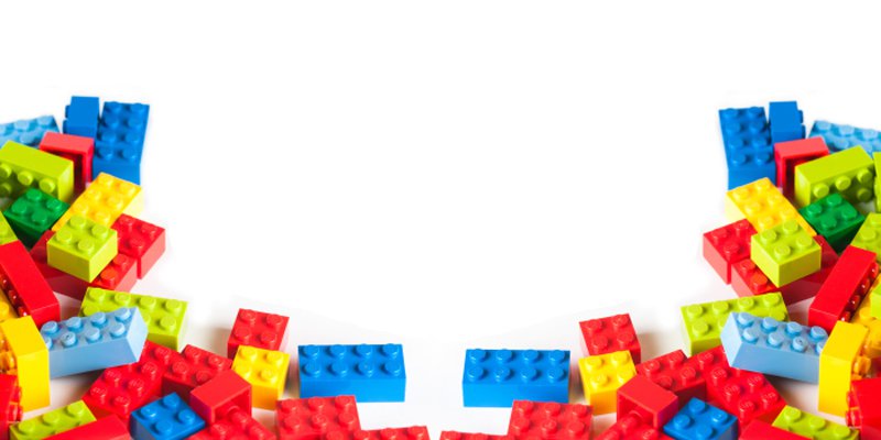 Lego Blocks Borders For Paper