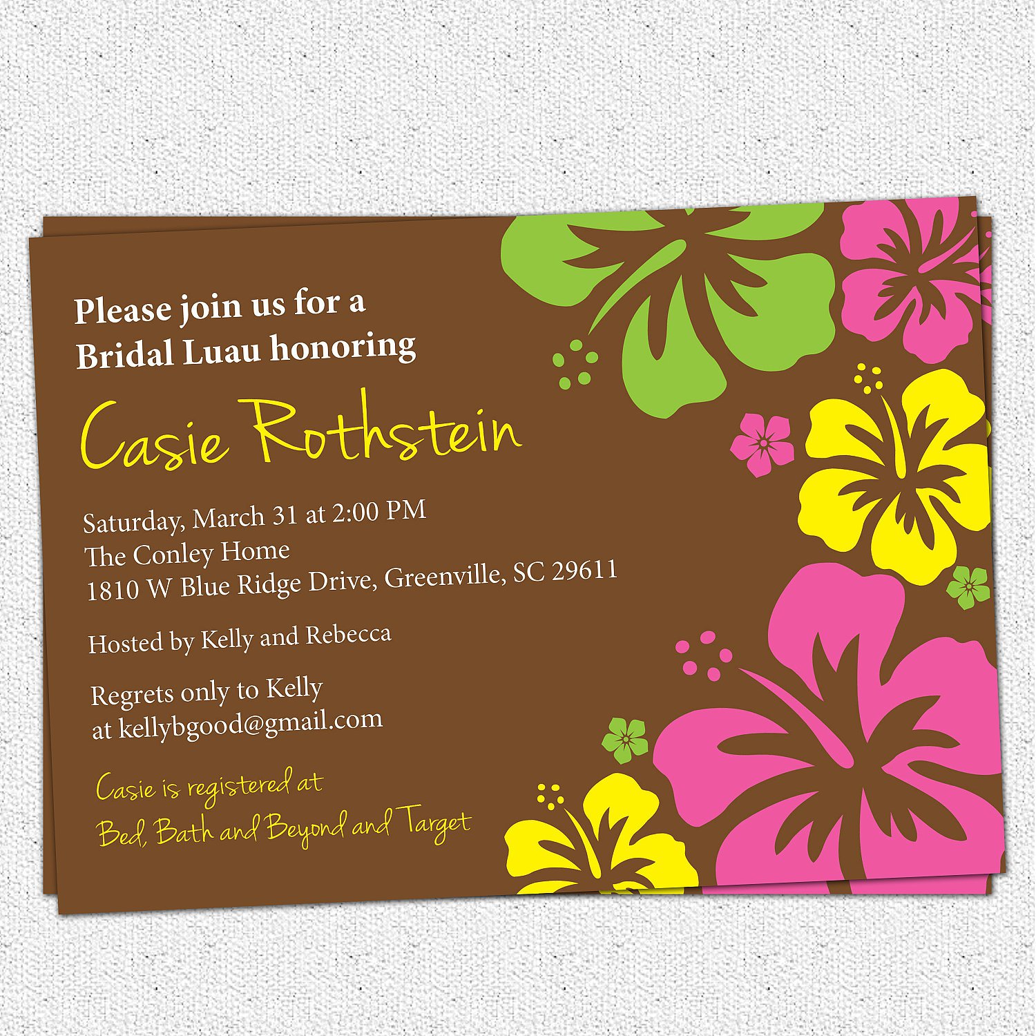 Luau Invitation Sayings