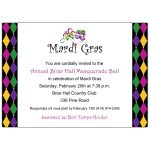 Free Printable Mardi Gras Birthday Invitations