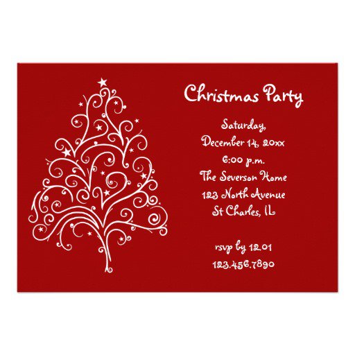 Christmas Lunch Party Invitation Wording 3
