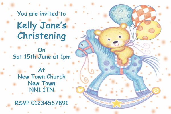 Personalised Horse Party Invitations