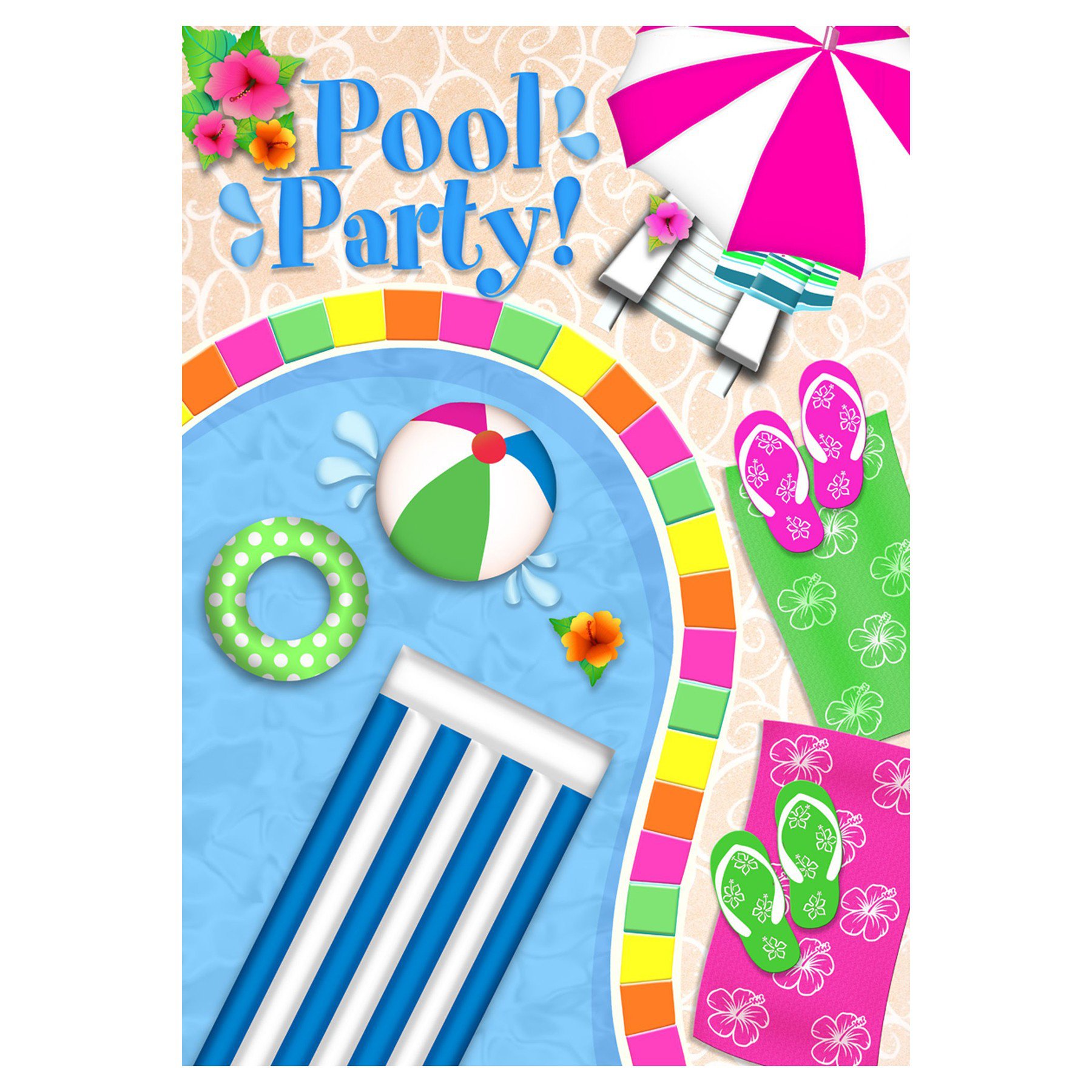 Pool Party Clip Art Pictures