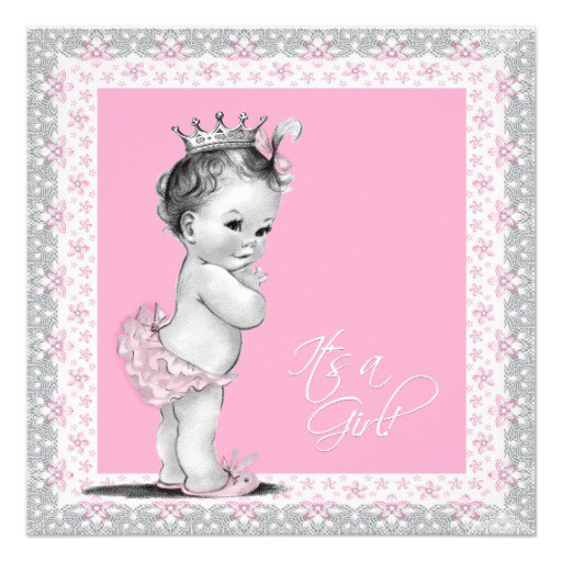 Princess Baby Shower Invitations No Wording