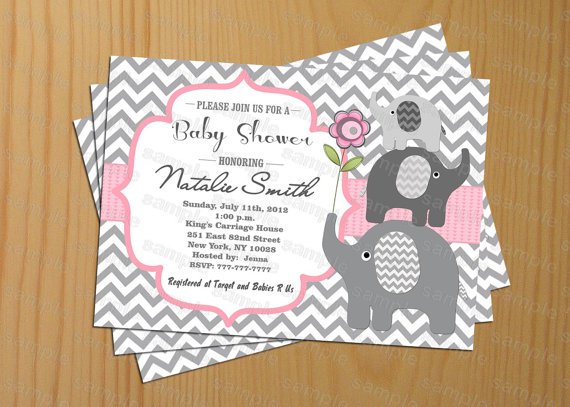 Print Own Invitations Baby Shower