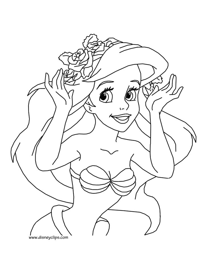 Printable Disney Little Mermaid Coloring Pages