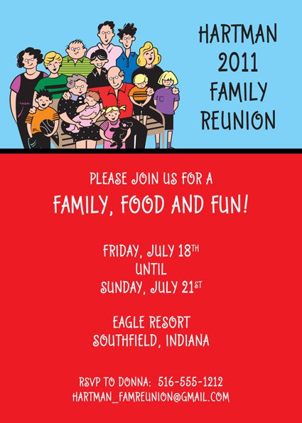 Reunion Party Invitations