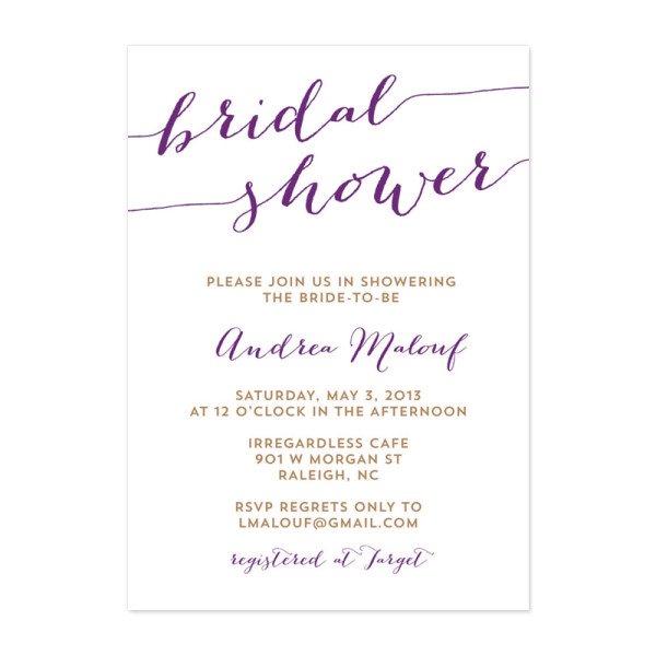 Rustic Bridal Shower Invitations Free