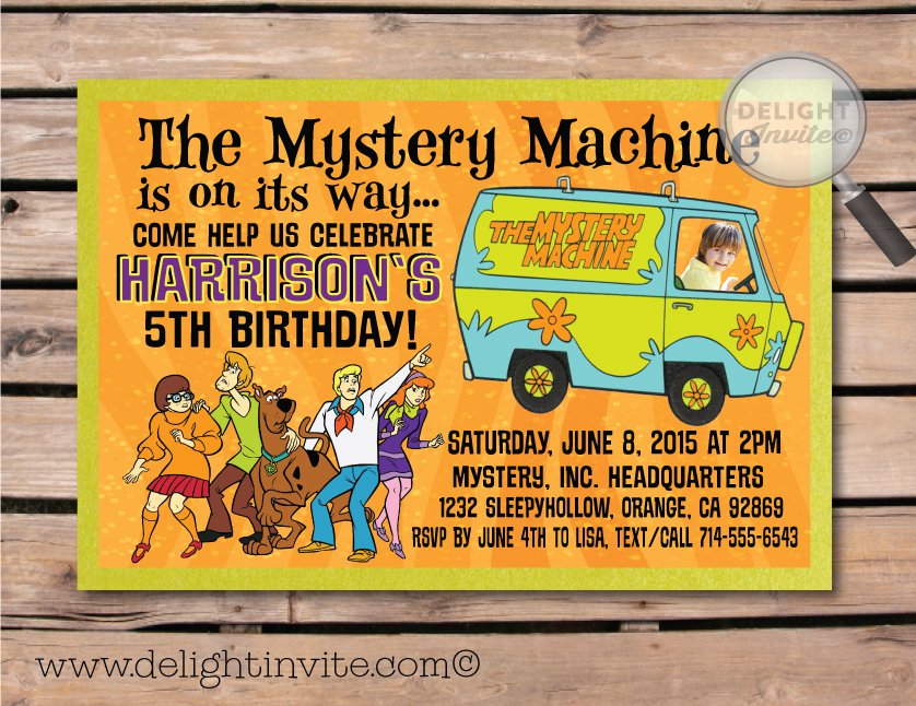 Scooby Doo Party Invitation Templates Free