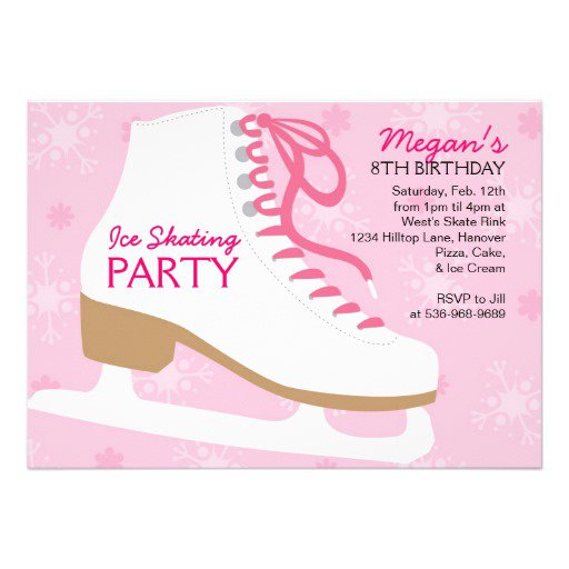 Skating Party Invitation Free Templates