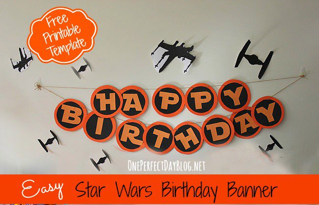 Star Wars Printable Birthday Banner