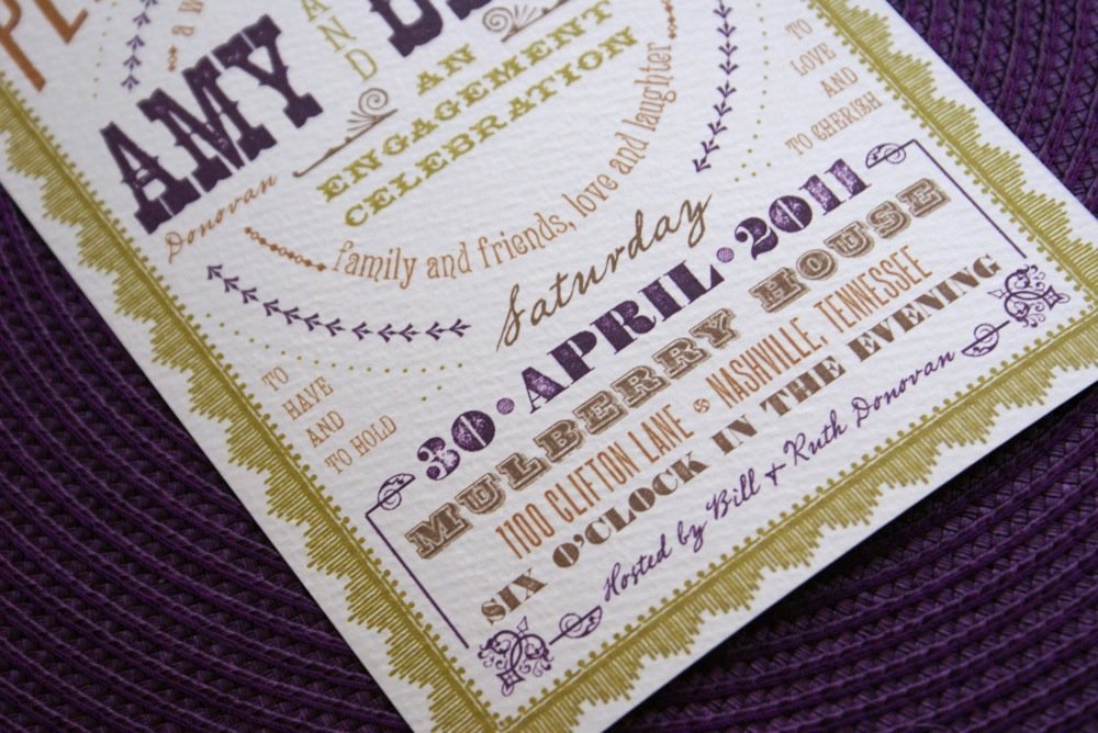 Surprise Wedding At Engagement Party Invitations