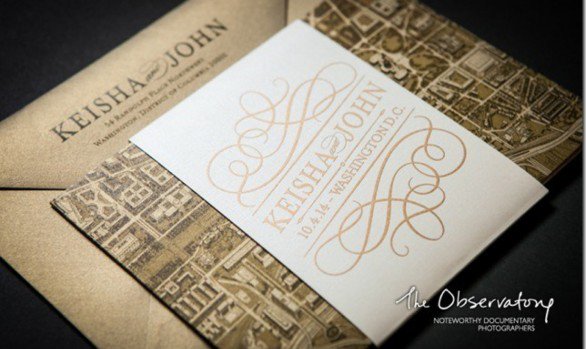 Wedding Reception Custom Invitations
