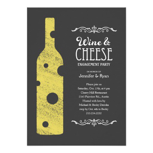 Wine And Cheese Party Invitations Wording