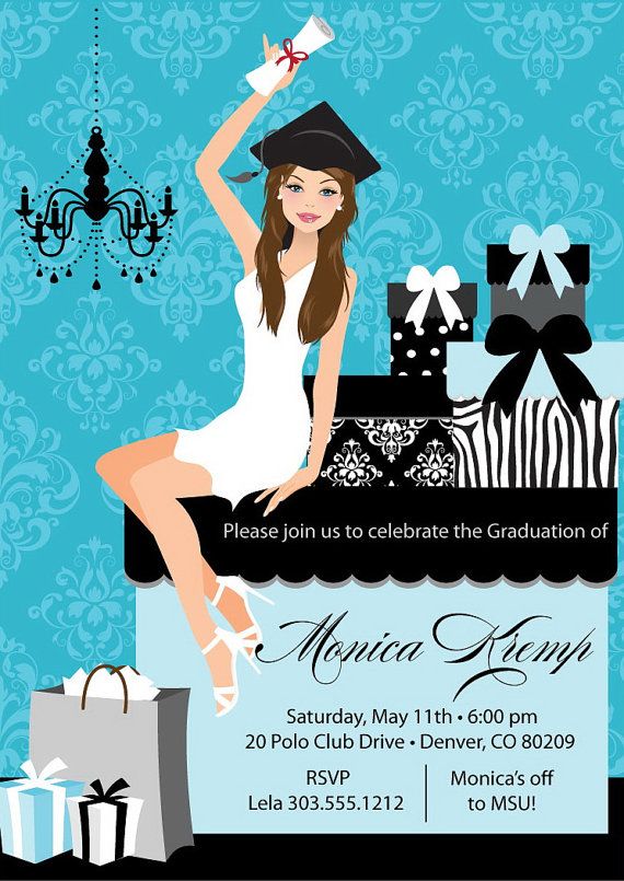 2015 College Graduation Party Invitations