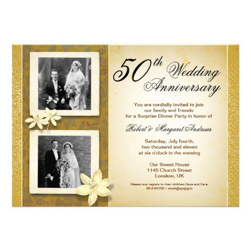 60 Wedding Anniversary Invitations Templates
