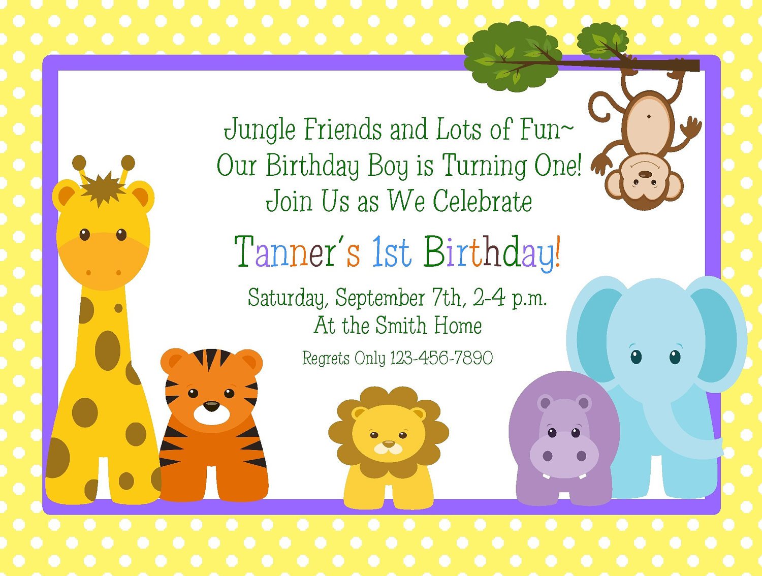 Baby Doll Party Invitations