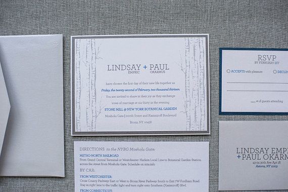 Back Pocket Wedding Invitations