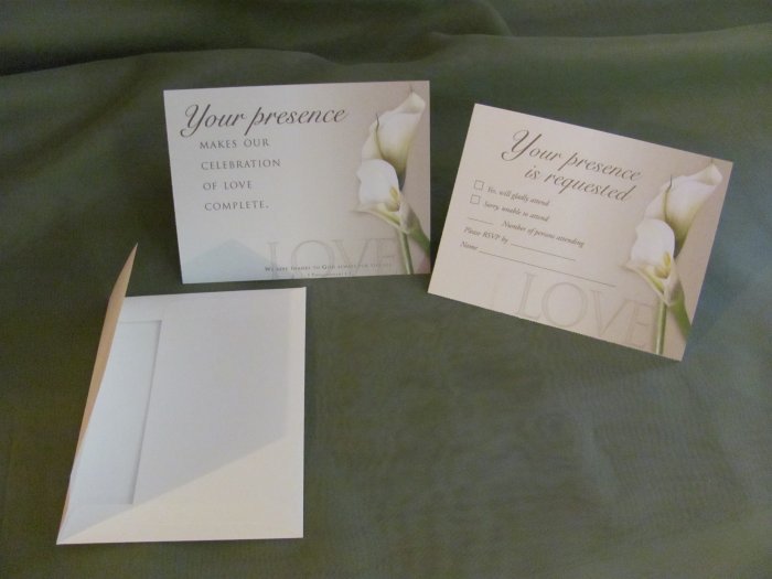 Blank Wedding Invitation Cards And Envelopes