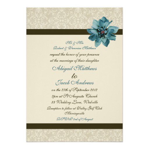 Brown Paper Wedding Invitations Pinterest