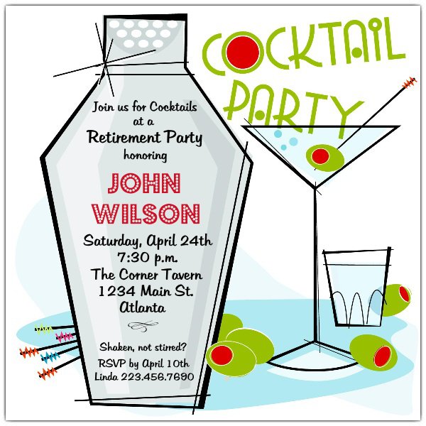 Business Party Invitations Templates