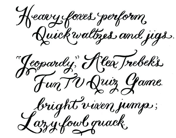 Calligraphy Fonts For Wedding Invitations
