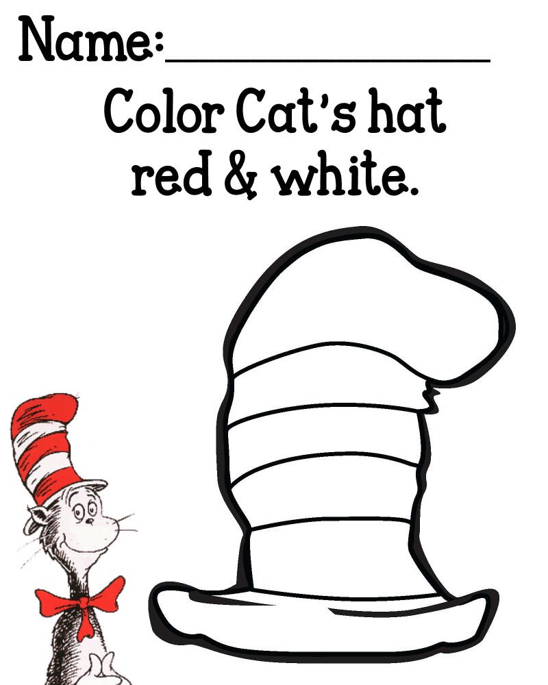 Cat In The Hat Invitations Template