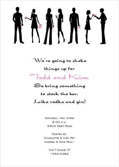 Chic Cocktail Party Invitation
