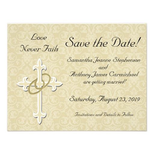 Christian Save The Date Cards
