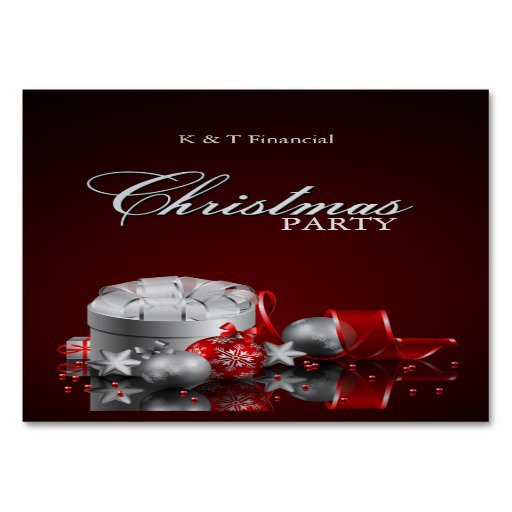 Christmas Dinner Party Invitations