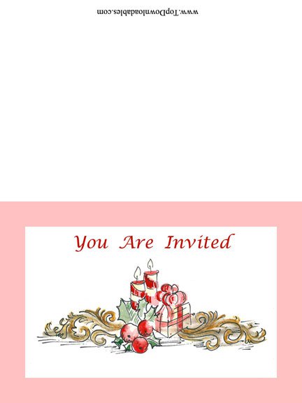 Christmas Party Invitation Blank Templates Invitation Design Blog