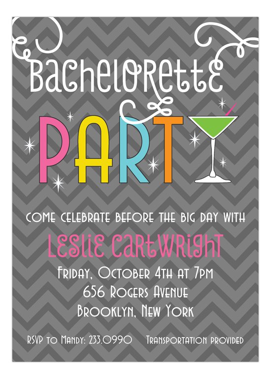 Couples Bachelor Bachelorette Party Invitations