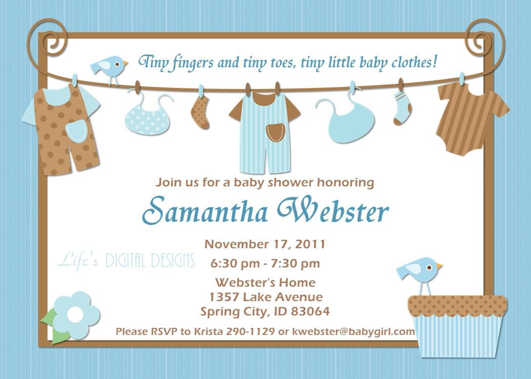 Cute Invitation Sayings For Baby Shower