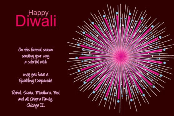 Diwali Card Party Invitation Wordings