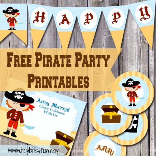 Diy Pirate Invitations