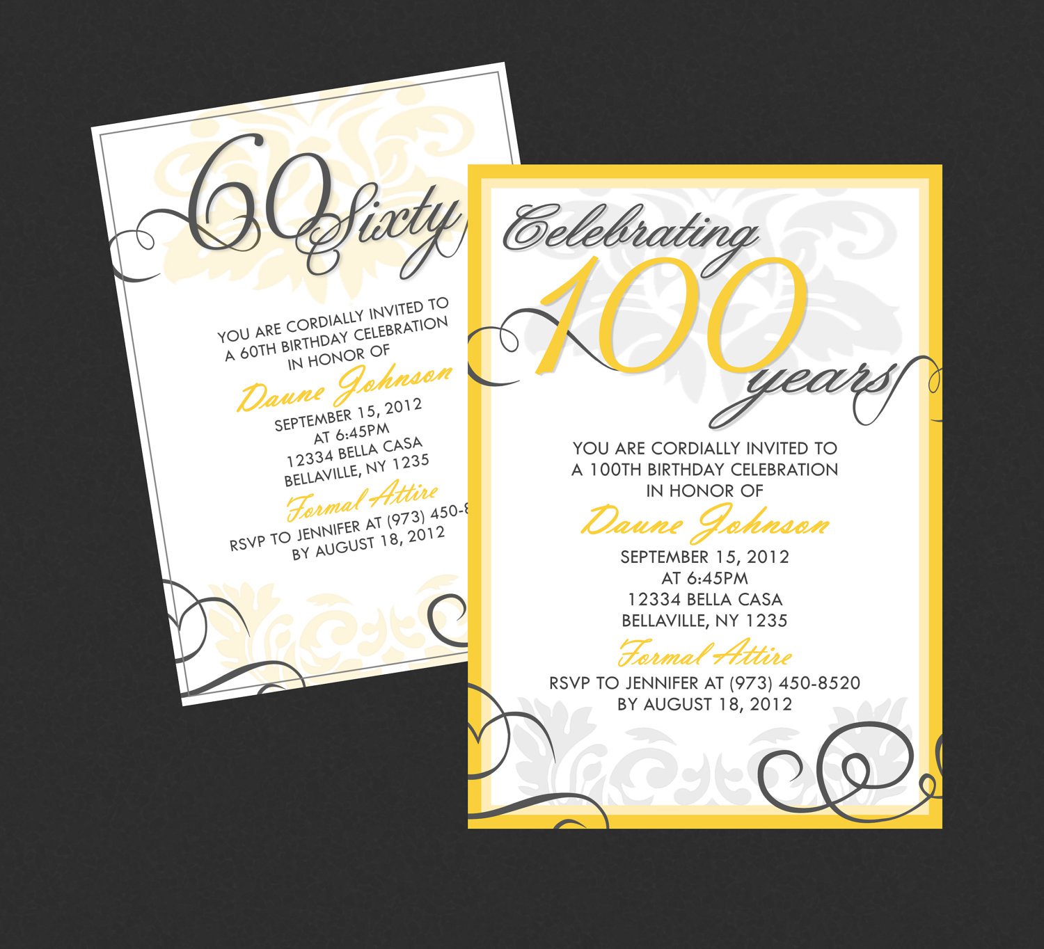 Elegant Birthday Invitation Designs Invitation Design Blog