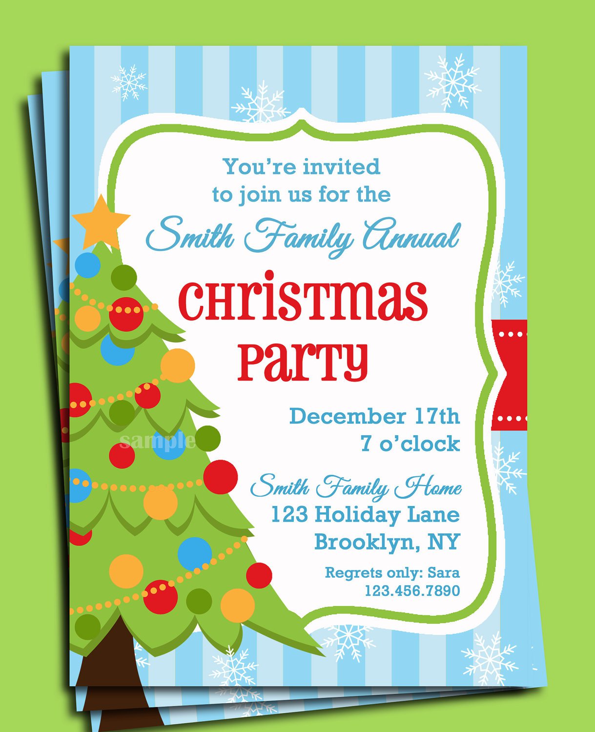 Family Christmas Invitations Rhymes Invitation Design Blog