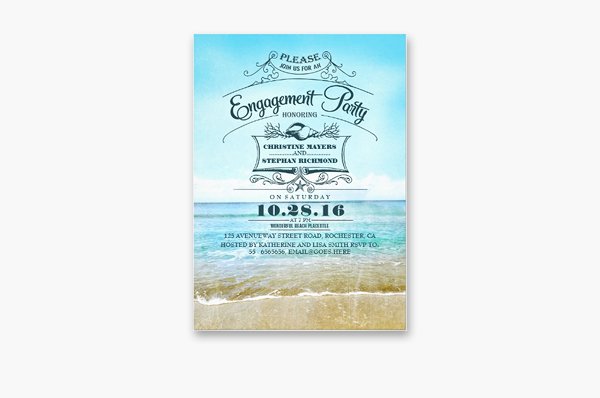 Free Beach Wedding Invitation Wording