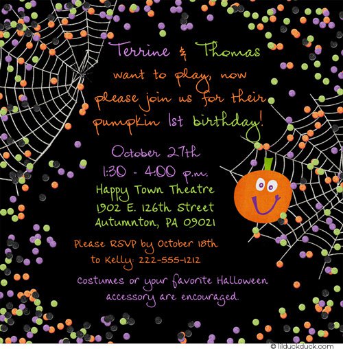 Free Halloween Printable Party Invitations
