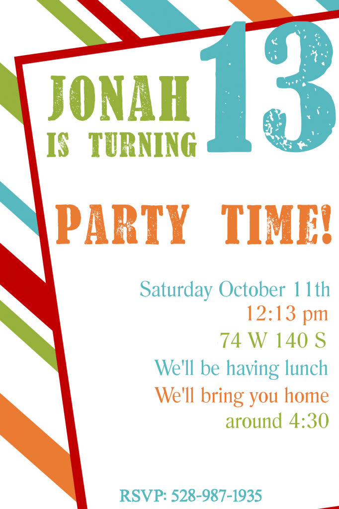 Free Party Invitations Online