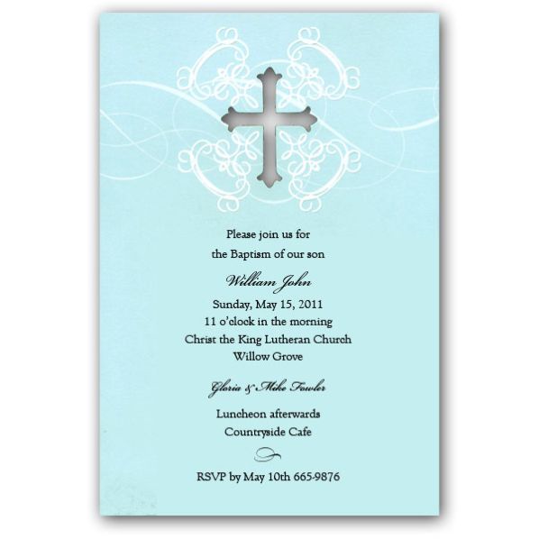 Free Print Baptism Invitation Invitation Design Blog