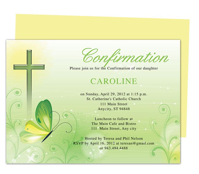 Printable Confirmation Invitations Invitation Design Blog