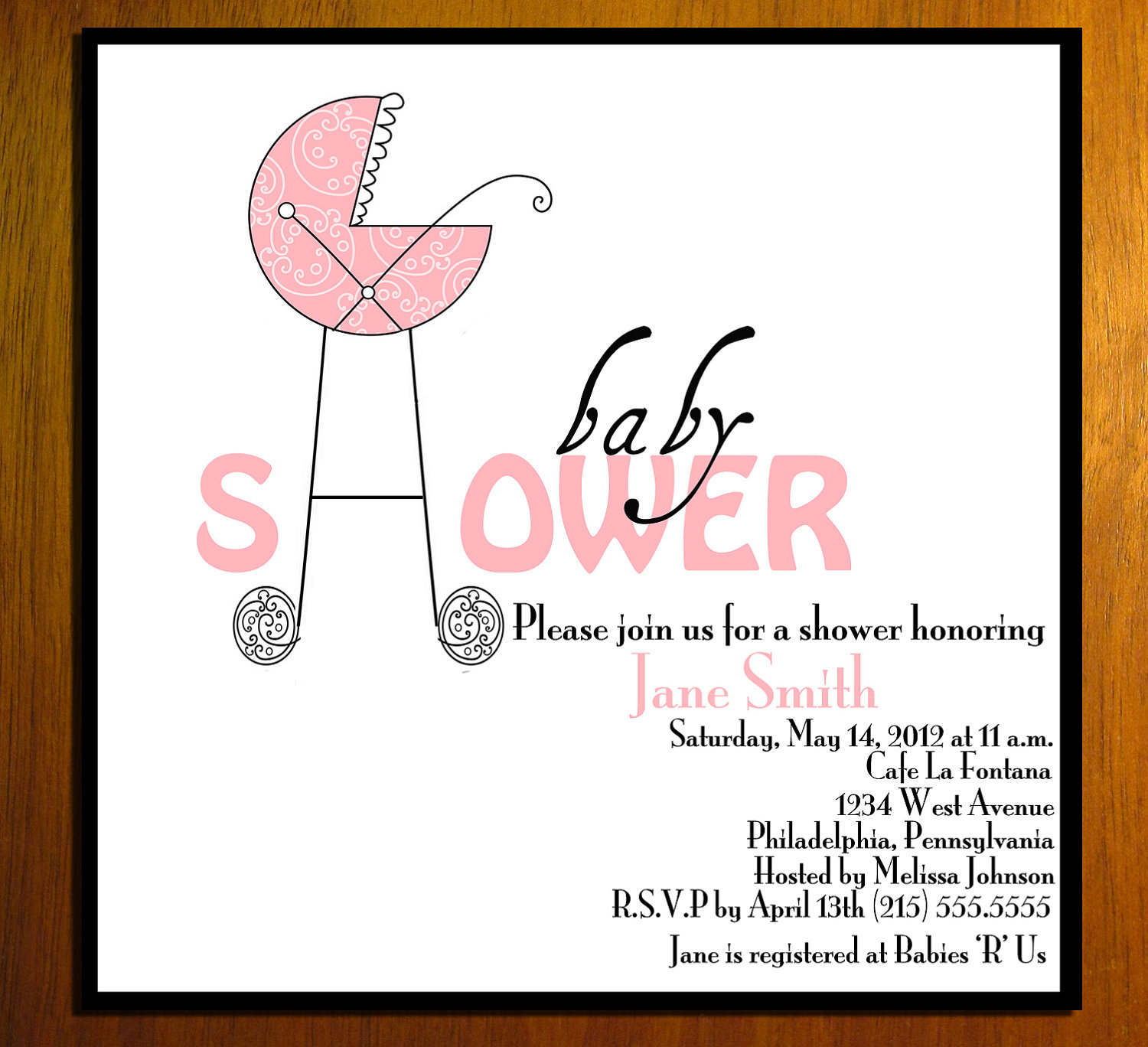 Free Printable Mustache Baby Shower Invitation Templates