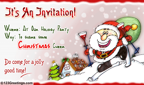 Funny Xmas Party Invitations