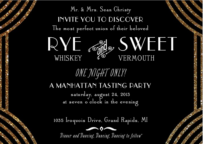 Gatsby Party Invitation