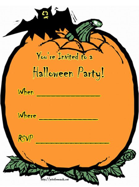 Halloween Party Invitation Backgrounds Free - Invitation Design Blog