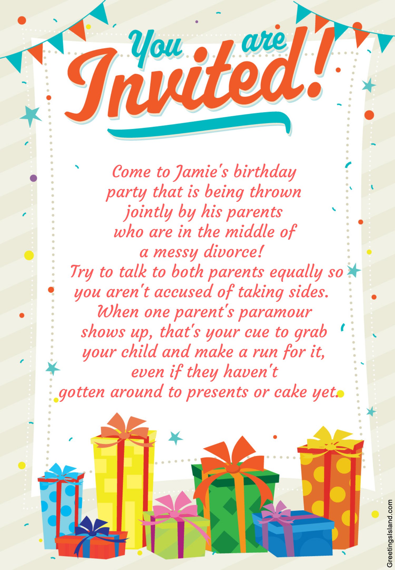 birthday invitation text