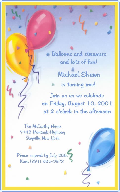 Home Party Invitation Wording