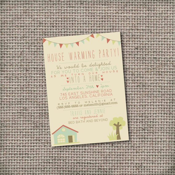 House Warming Party Invitations Printable